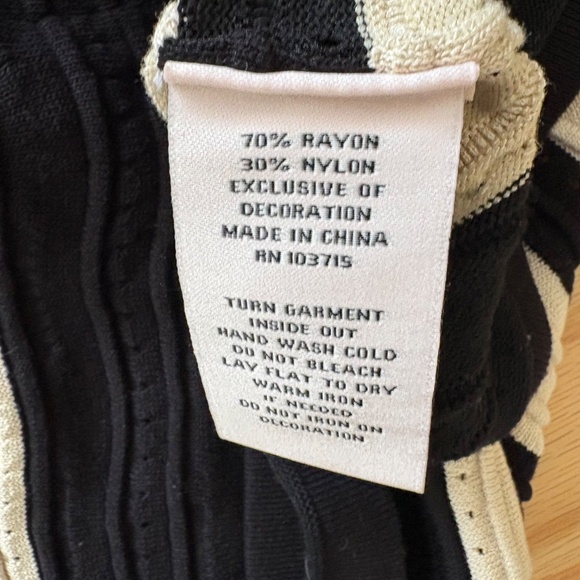 Nanette Lepore pointelle knit short sleeve top - Picture 3 of 4